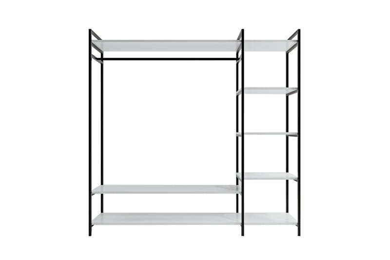 Amerbach Garderobe 100x40 cm - Hvid - Opbevaring - Tøjopbevaring - Garderobeskabe