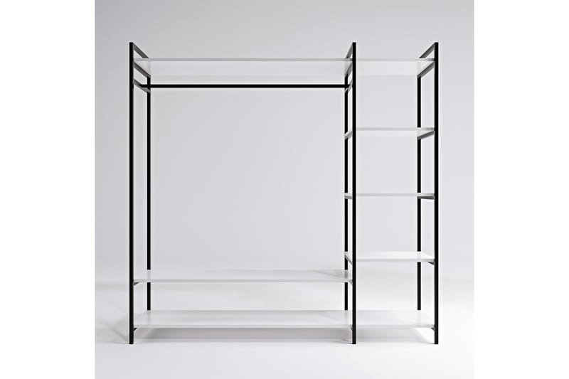 Amerbach Garderobe 100x40 cm - Hvid - Opbevaring - Tøjopbevaring - Garderobeskabe