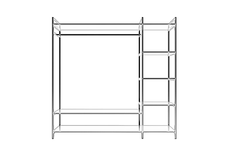 Amerbach Garderobe 100x40 cm - Hvid - Opbevaring - Tøjopbevaring - Garderobeskabe