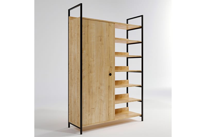 Amerbach Garderobe 100x40 cm - Natur - Opbevaring - Tøjopbevaring - Garderobeskabe