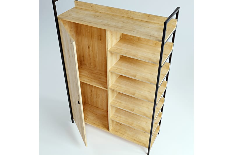 Amerbach Garderobe 100x40 cm - Natur - Opbevaring - Tøjopbevaring - Garderobeskabe