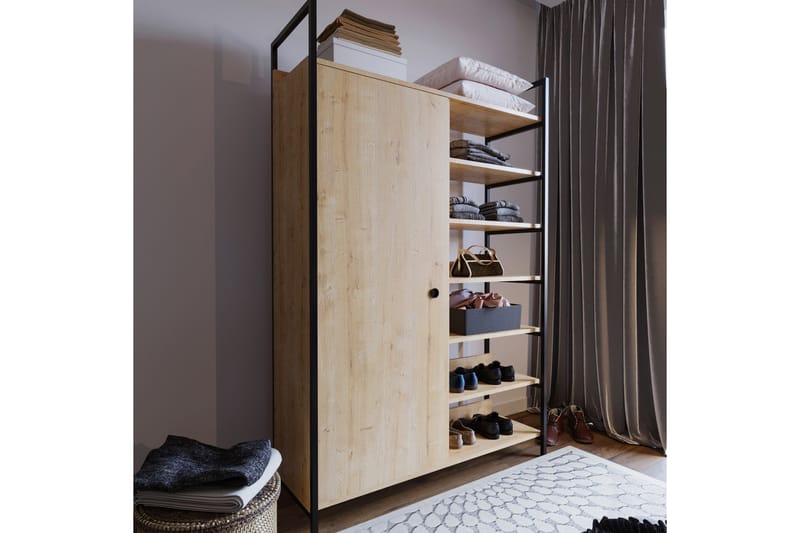 Amerbach Garderobe 100x40 cm - Natur - Opbevaring - Tøjopbevaring - Garderobeskabe