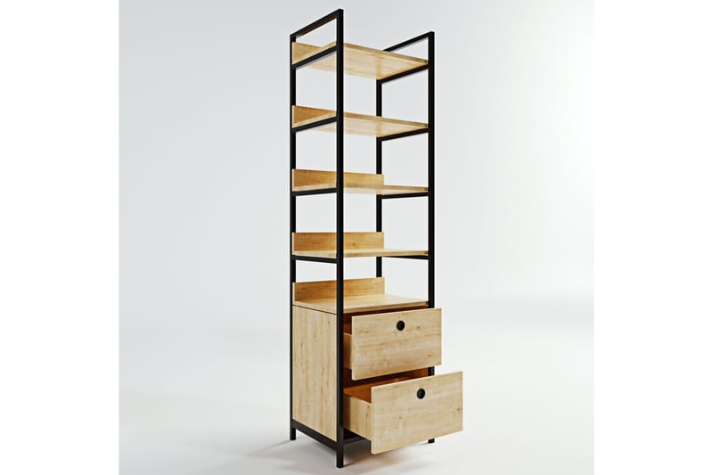 Amerbach Garderobe 50x40 cm - Natur - Opbevaring - Tøjopbevaring - Garderobeskabe