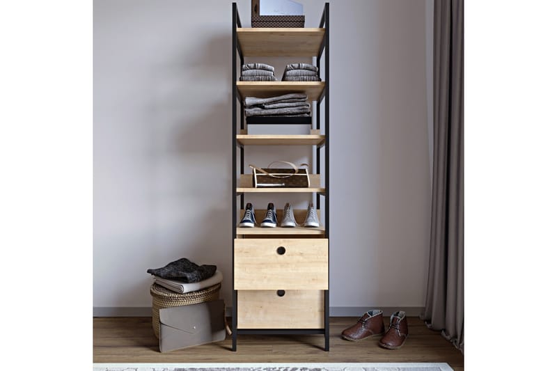 Amerbach Garderobe 50x40 cm - Natur - Opbevaring - Tøjopbevaring - Garderobeskabe