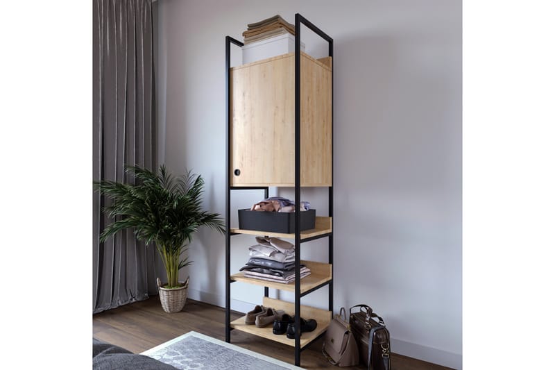 Amerbach Garderobe 50x40 cm - Natur - Opbevaring - Tøjopbevaring - Garderobeskabe