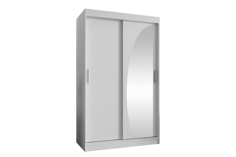 Amira Garderobe Med Spejl 120x200 cm - Opbevaring - Tøjopbevaring - Garderobeskabe