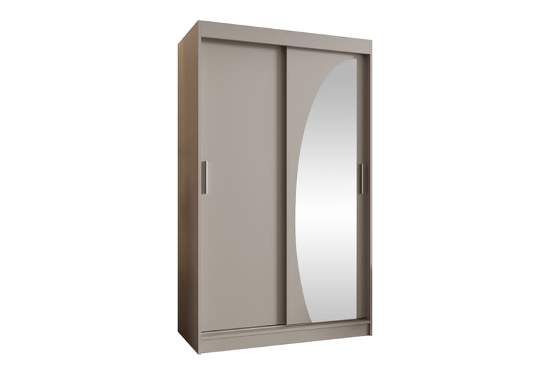 Amira Garderobe Med Spejl 120x200 cm - Opbevaring - Tøjopbevaring - Garderobeskabe