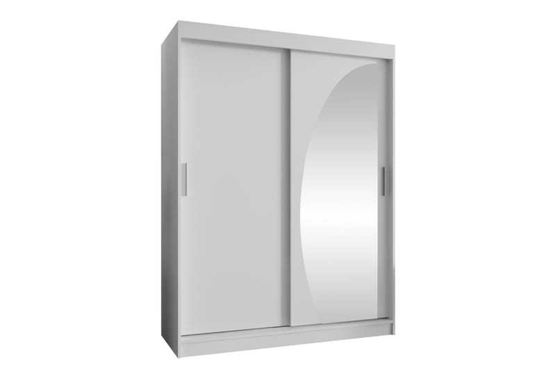 Amira Garderobe Med Spejl 150x200 cm - Opbevaring - Tøjopbevaring - Garderobeskabe