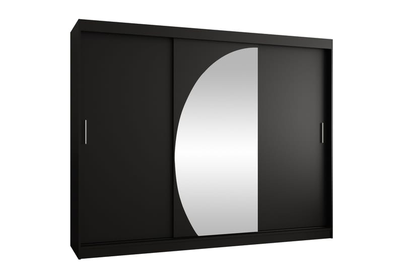 Amira Garderobe Med Spejl 250x200 cm, Hvid