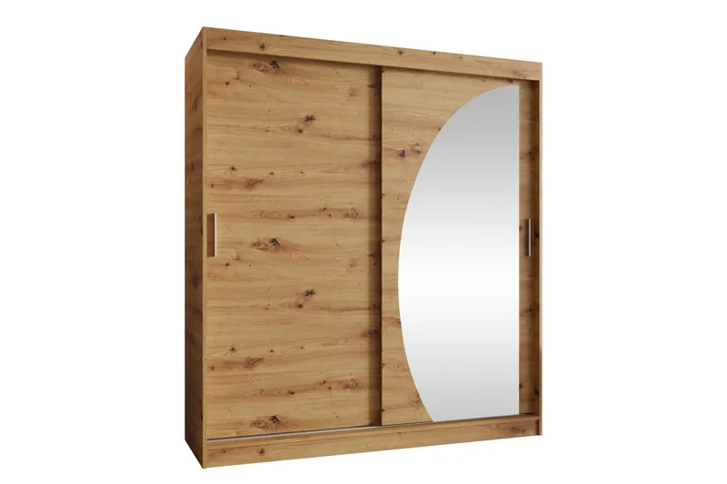 Amira Garderobeskab Med Spejl 180x200 cm, undefined