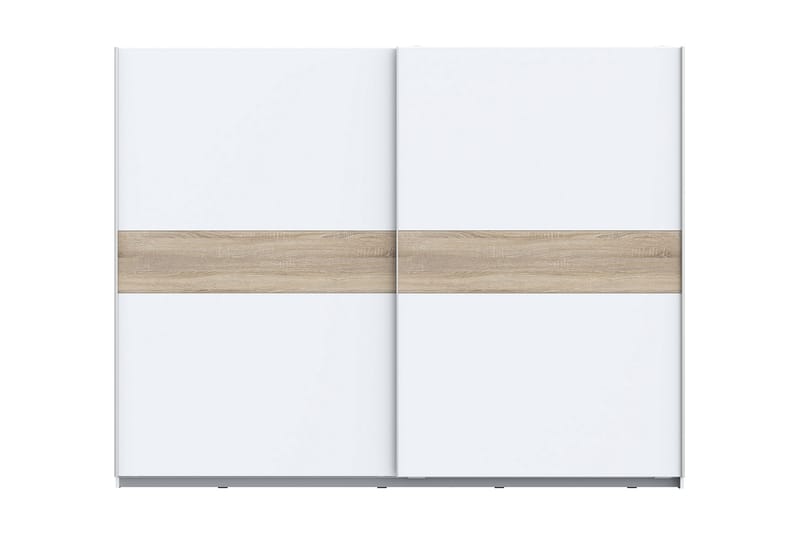 Amyracle Garderobe 62x270 cm - Hvid/Natur - Garderobeskab & klædeskab - Garderobeskabe