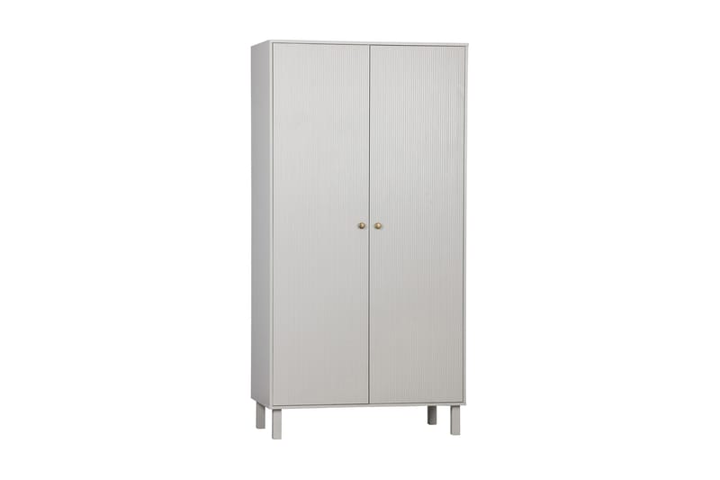 Antonie Garderobe 53x100 cm - Grå - Opbevaring - Tøjopbevaring - Garderobeskabe