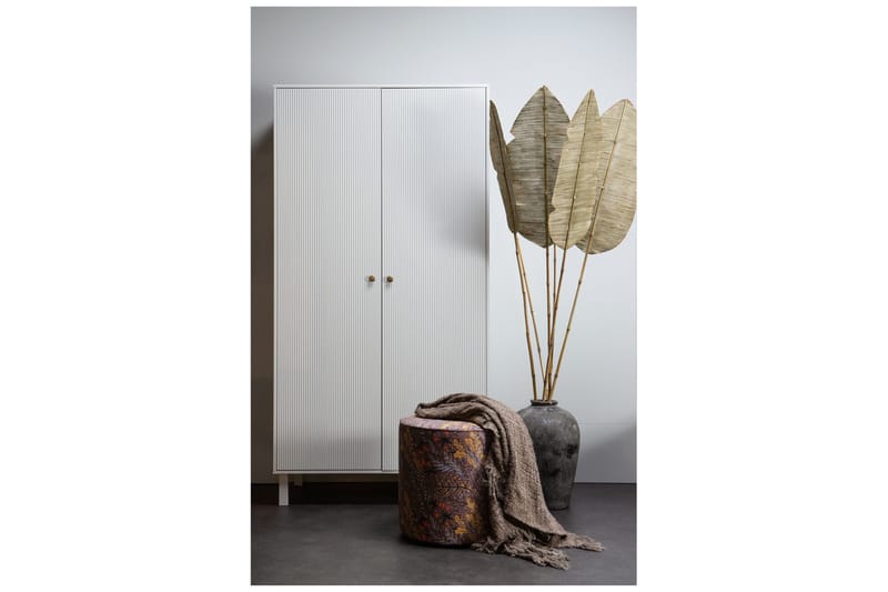 Antonie Garderobe 53x100 cm - Grå - Opbevaring - Tøjopbevaring - Garderobeskabe