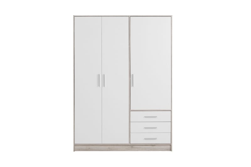 Ashgate Garderobe 145 cm - Brun/Hvid - Garderobeskabe - Garderobeskab & klædeskab