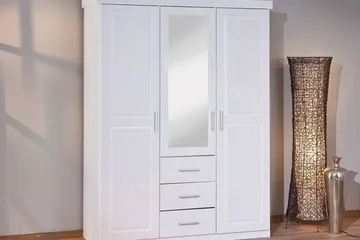 Bailey 4 Garderobe - Hvid - Opbevaring - Tøjopbevaring - Garderobeskabe
