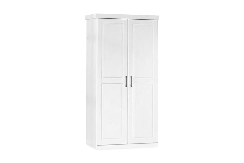 Bailey Garderobe 95 cm - Hvid - Garderobeskabe - Garderobeskab & klædeskab