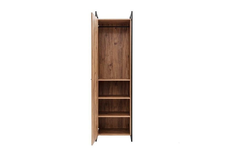 Batler Garderobe 52x104 3 Låger - Natur - Opbevaring - Tøjopbevaring - Garderobeskabe