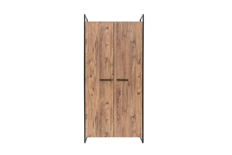 Batler Garderobe 52x104 4 døre - Natur - Opbevaring - Tøjopbevaring - Garderobeskabe