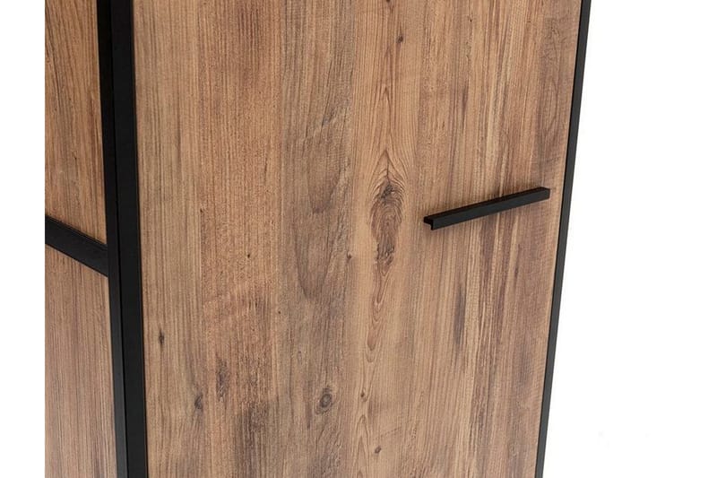 Batler Garderobe 52x64 11 hylder 1 låge - Natur - Opbevaring - Tøjopbevaring - Garderobeskabe
