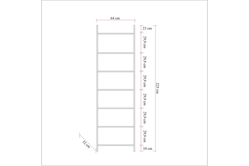 Batler Garderobe 52x64 4 skabe - Natur - Opbevaring - Tøjopbevaring - Garderobeskabe