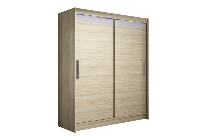 Bay Garderobe 150x200 cm - Brun - Opbevaring - Tøjopbevaring - Garderobeskabe