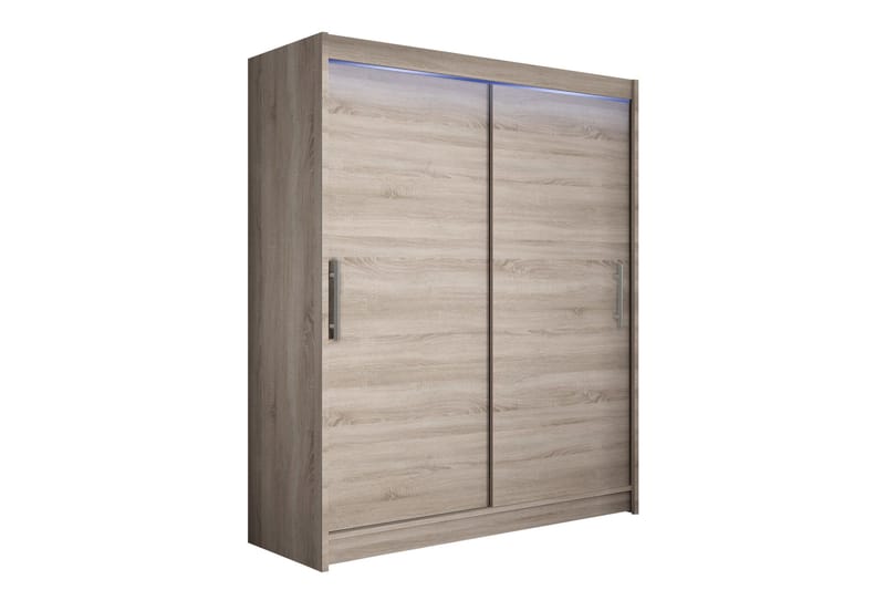 Bay Garderobe 150x200 cm - Brun - Opbevaring - Tøjopbevaring - Garderobeskabe