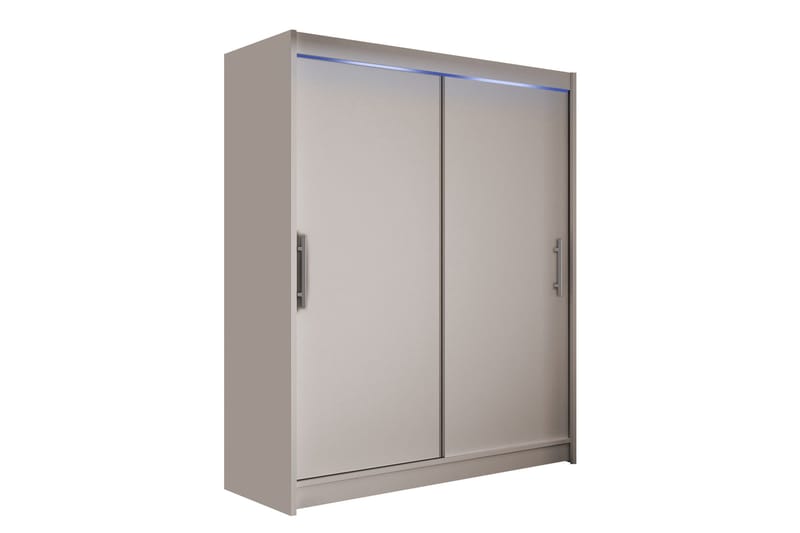 Bay Garderobe 150x200 cm - Grå - Opbevaring - Tøjopbevaring - Garderobeskabe