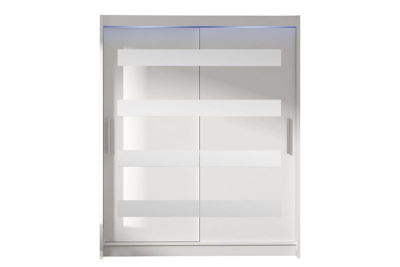 Bay Garderobe Med Spejl 150x200 cm, Hvid