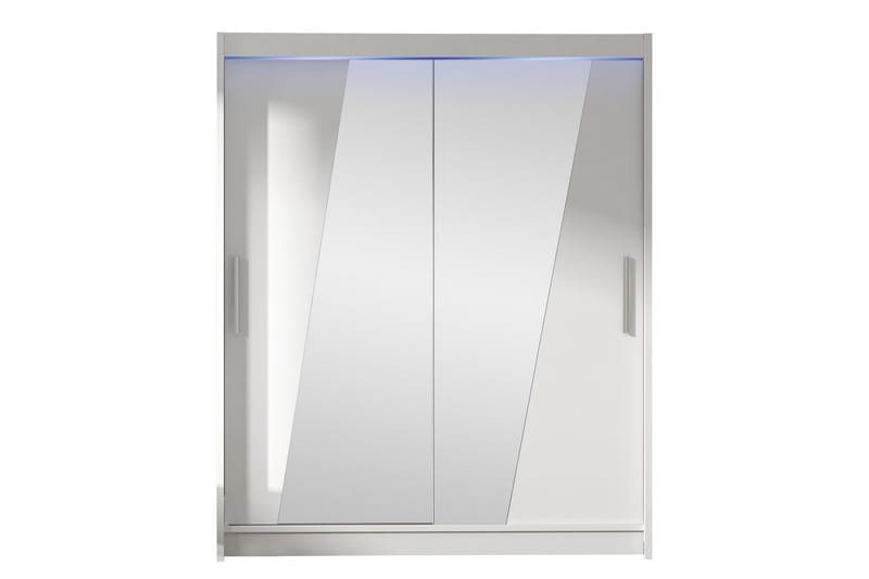 Bay Garderobe Med Spejl 150x200 cm - Opbevaring - Tøjopbevaring - Garderobeskabe