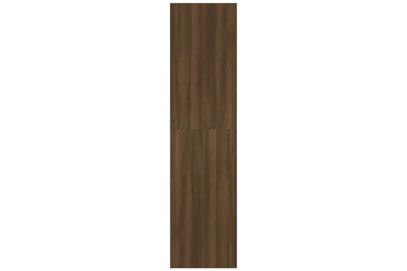 beBasic klædeskab 100x50x200 cm konstrueret træ brun egetræsfarve - Brun - Garderobeskabe - Garderobeskab & klædeskab