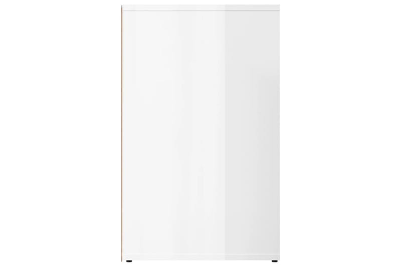 beBasic skab 80x40x65 cm konstrueret træ hvid højglans - Hvid - Opbevaring - Tøjopbevaring - Garderobeskabe - Garderobeskab & klædeskab
