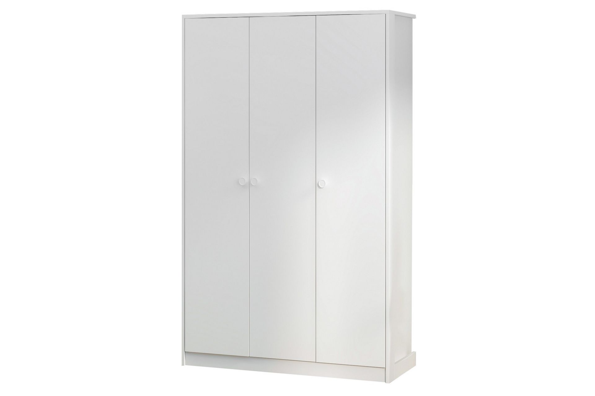 Berdez Garderobe 120x182 cm - Hvid - Opbevaring - Tøjopbevaring - Garderobeskabe