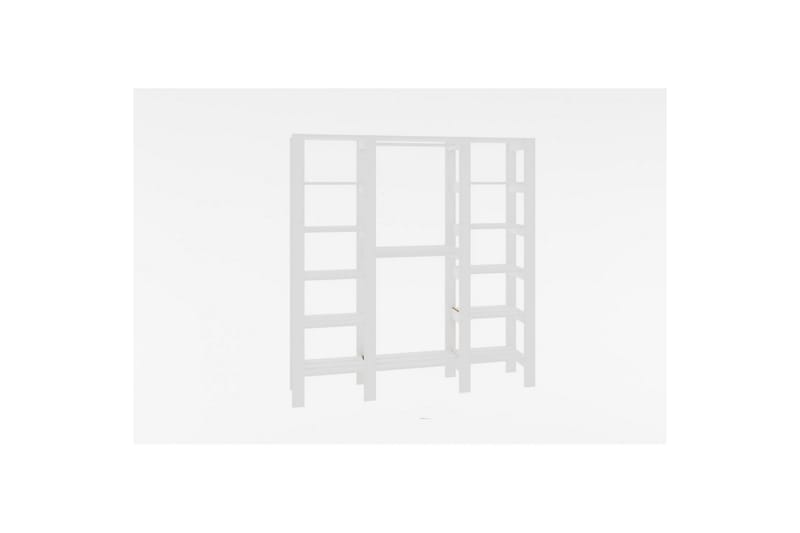 Bertoaria Garderobe 161x180 cm, Hvid