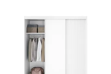 Biancco Garderobe 180x220 cm - Hvid - Opbevaring - Tøjopbevaring - Garderobeskabe