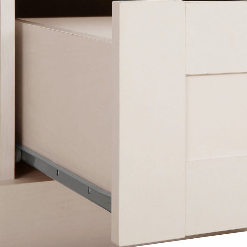 Binz garderob 122x130 cm - Kashmircreme - Opbevaring - Tøjopbevaring - Garderobeskabe