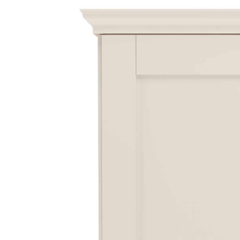 Binz garderob 83x130 cm - Kashmircreme - Opbevaring - Tøjopbevaring - Garderobeskabe