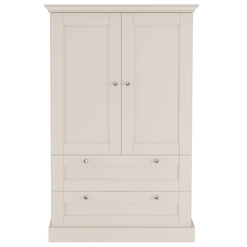 Binz garderob 83x130 cm - Kashmircreme - Opbevaring - Tøjopbevaring - Garderobeskabe