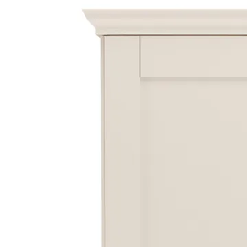 Binz hallskab 60x180 cm - Kashmircreme - Opbevaring - Tøjopbevaring - Garderobeskabe