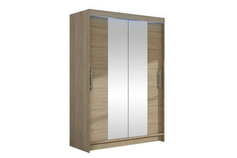 Biscayne Garderobe Med Spejl 120x200 cm, Brun