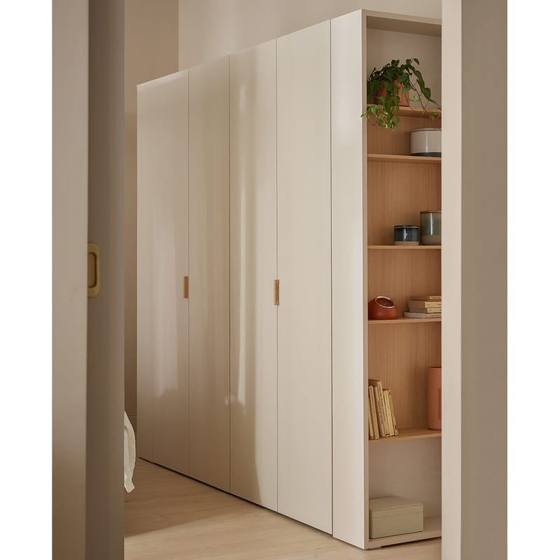 Bogreol 4 You Fresh 4 døre side af garderobe - 206 cm - Opbevaring - Hylder & Reoler - Bogreol