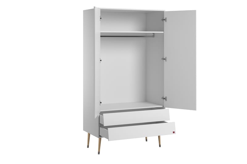 Bosque Garderobe Hvid - VOX - Opbevaring - Tøjopbevaring - Garderobeskabe - Garderobeskab & klædeskab