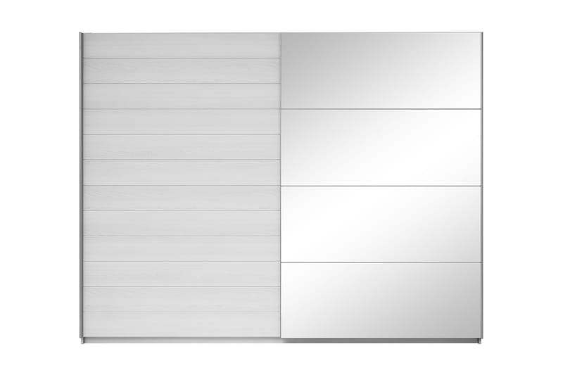 Bovera Garderobe 61x270 cm - Askegrå - Opbevaring - Tøjopbevaring - Garderobeskabe
