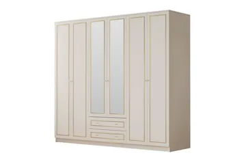 Branor Garderobesskåp 210x210 cm - Mat Hvid - Opbevaring - Tøjopbevaring - Garderobeskabe - Garderobeskab & klædeskab