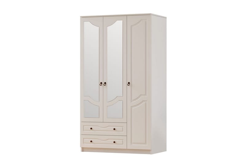 Brelin Garderobe 105x210 cm, Mat Hvid
