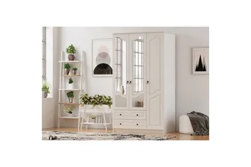 Brelin Garderobe 105x210 cm - Mat Hvid - Opbevaring - Tøjopbevaring - Garderobeskabe