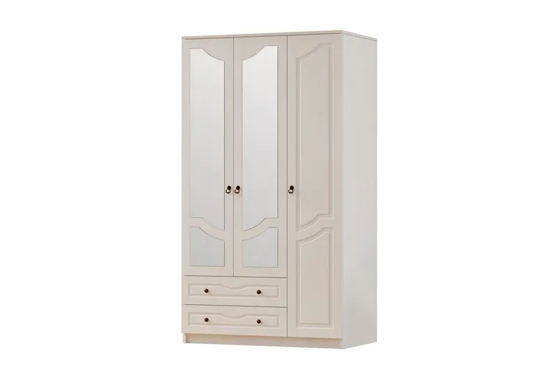 Brelin Garderobe 105x210 cm, Mat Hvid