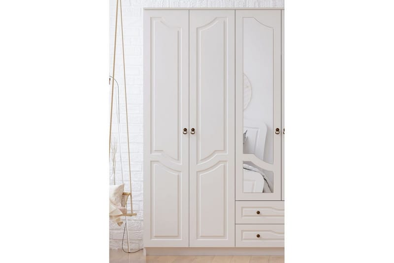 Brelin Garderobe 210x210 cm - Mat Hvid - Opbevaring - Tøjopbevaring - Garderobeskabe