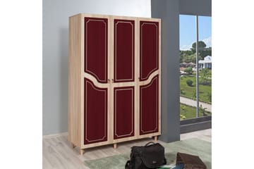 Brokind garderobe 135 cm - Brun - Opbevaring - Tøjopbevaring - Garderobeskabe