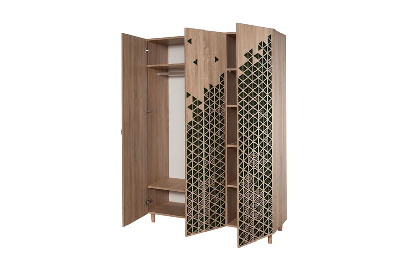 Brokind garderobe 135 cm - Opbevaring - Tøjopbevaring - Garderobeskabe