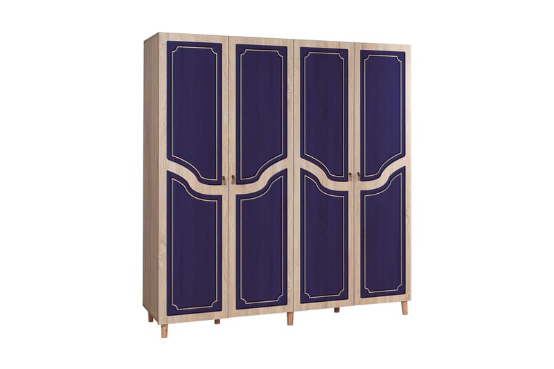 Brokind garderobe 180 cm - Brun - Opbevaring - Tøjopbevaring - Garderobeskabe
